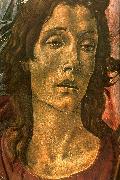 San Barnaba Altarpiece (detail: head of St John) gdfg BOTTICELLI, Sandro